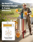VEVOR Electric Honey Extractor 6 Frame Honey Spinner Beekeeping Stainless Steel