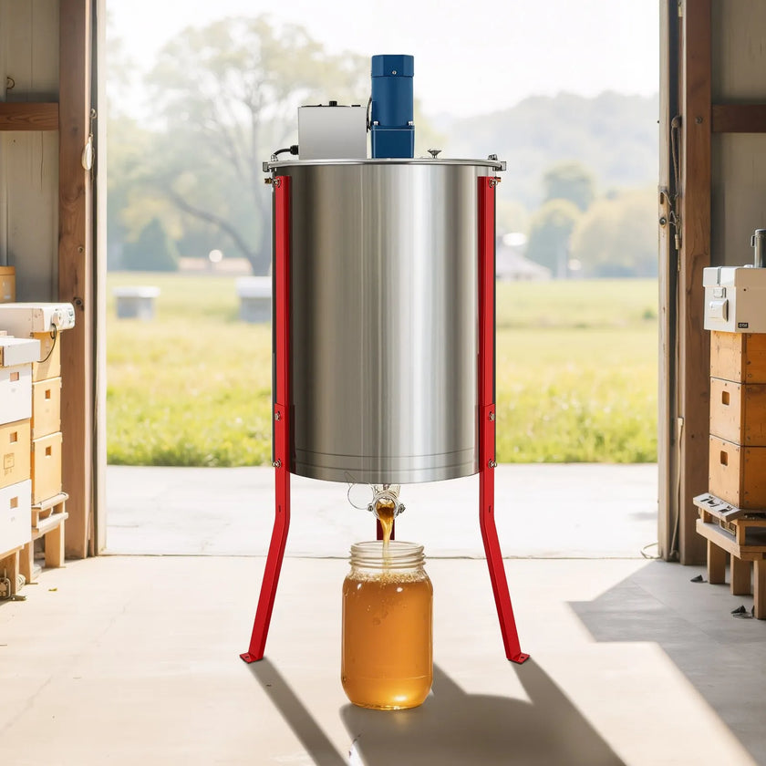 VEVOR Electric Honey Extractor 6 Frame Honey Spinner Beekeeping Stainless Steel