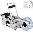 VEVOR Semi-Automatic Round Labeling Machine, 20-50pcs/min, Electric Bottle Label Applicator for Round Bottles, Round Bottle Labeler Suitable for Bottle Diameter 0.78-4.72 inches (with Pressing Bar)