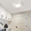 VEVOR Bathroom Exhaust Fan, 110 CFM High-Efficiency Ventilation, 1.5sones Low Noise Operation All-Copper Motor, Energy-Saving Bathroom Ceiling Fan, No Need For Attic Access, For Various Ceilings
