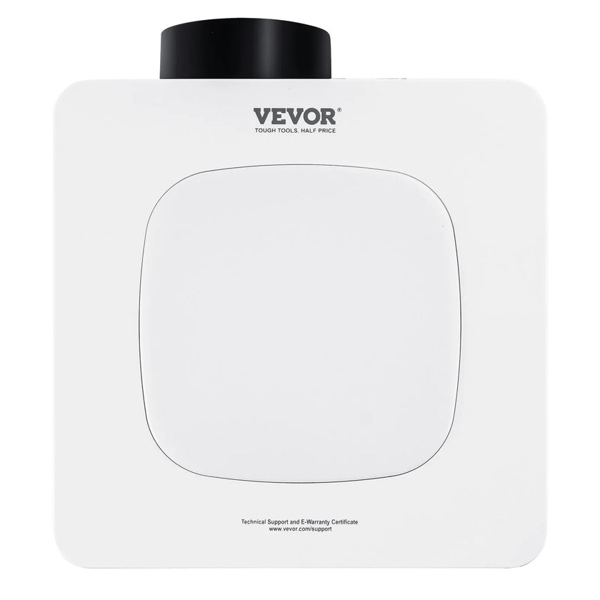 VEVOR Bathroom Exhaust Fan, 110 CFM High-Efficiency Ventilation, 1.5sones Low Noise Operation All-Copper Motor, Energy-Saving Bathroom Ceiling Fan, No Need For Attic Access, For Various Ceilings