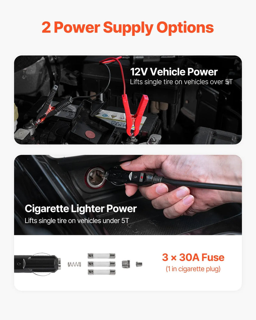 VEVOR Electric Car Jack 5 Tons /11000 lbs Jack kit with Electric Impact Wrench