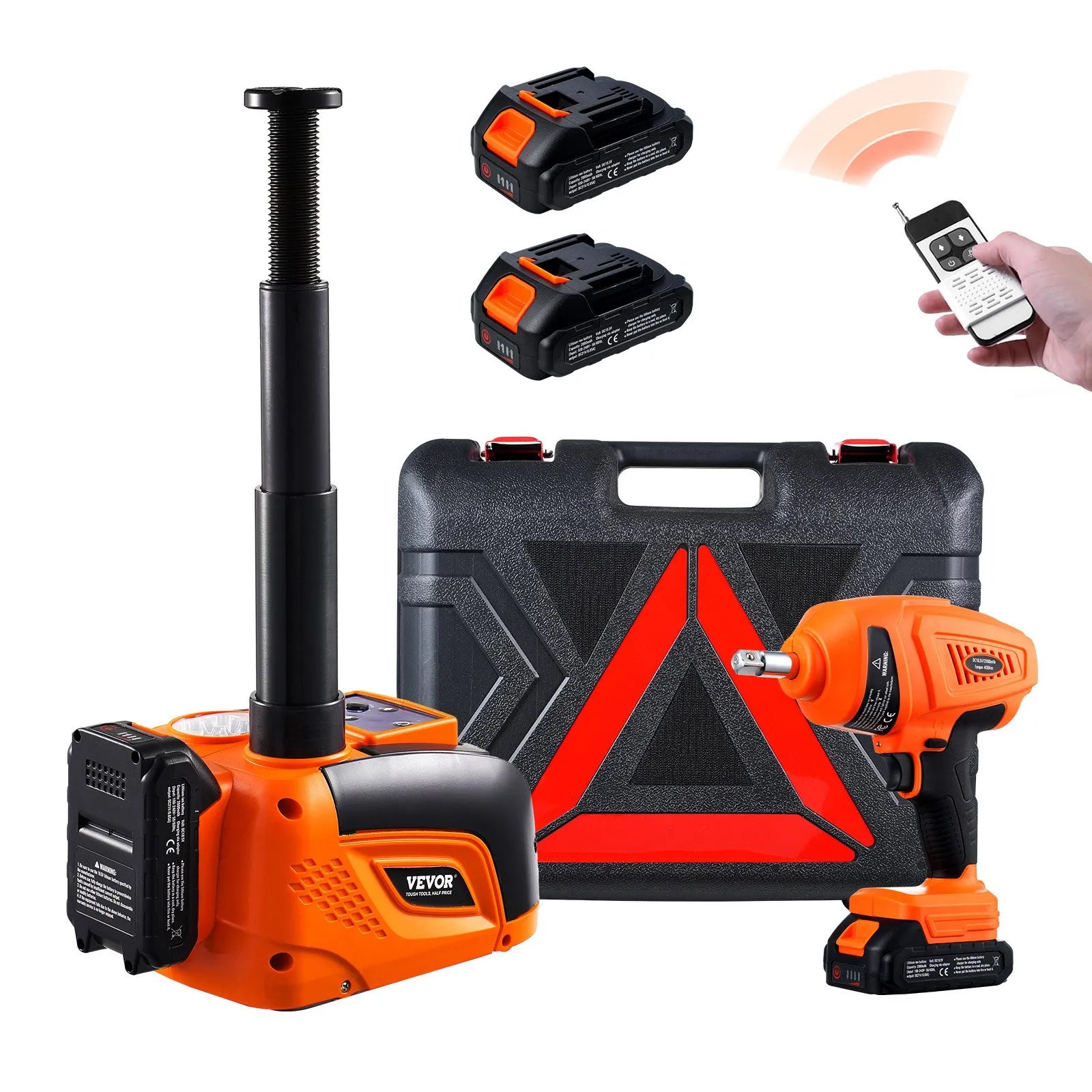 VEVOR Electric Car Jack 5 Tons /11000 lbs Jack kit with Electric Impact Wrench