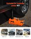 VEVOR Electric Car Jack 15 Tons /33000 lbs Portable Jack kit with LED Light