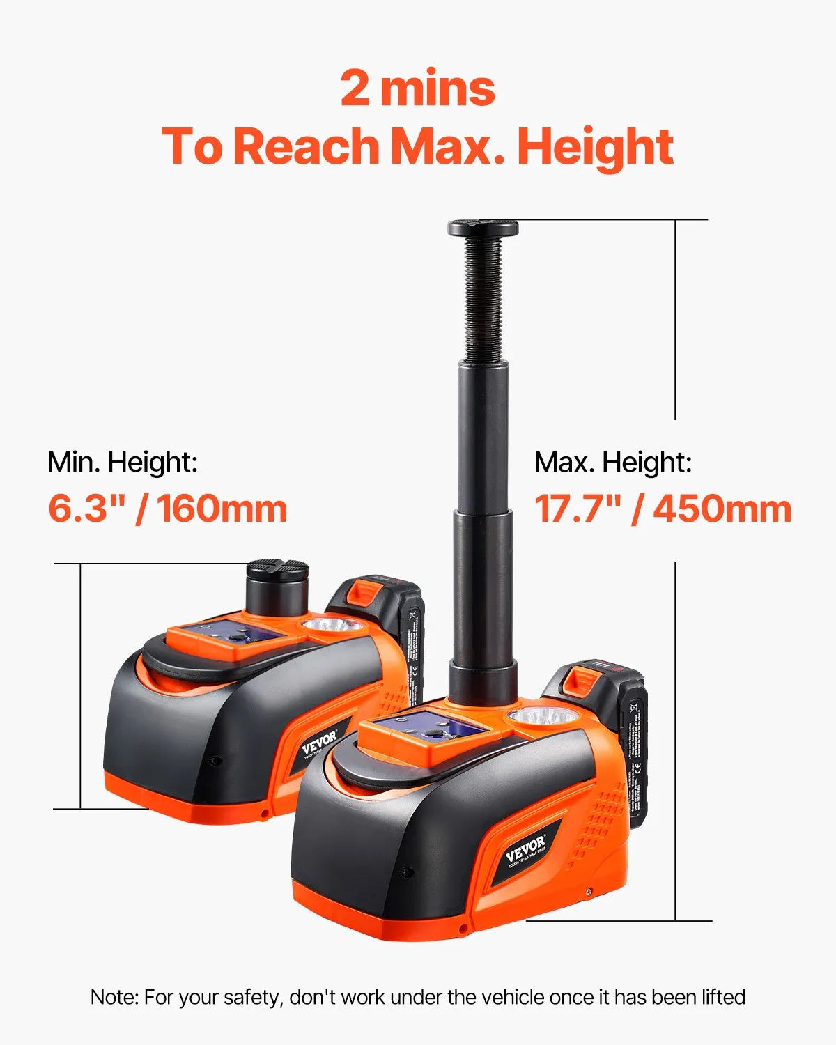 VEVOR Electric Car Jack 5 Tons /11000 lbs Portable Jack kit with Remote Control