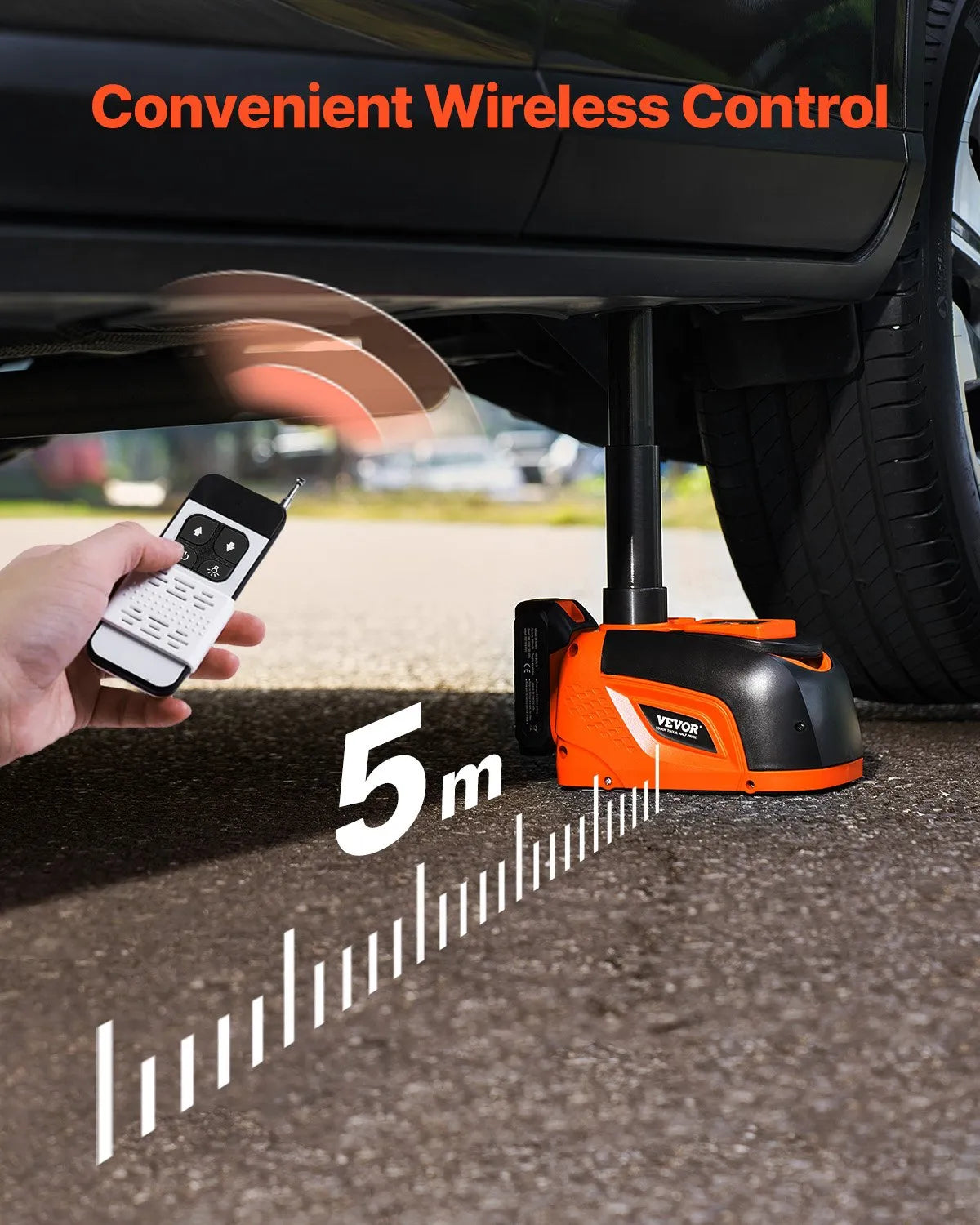 VEVOR Electric Car Jack 5 Tons /11000 lbs Portable Jack kit with Remote Control