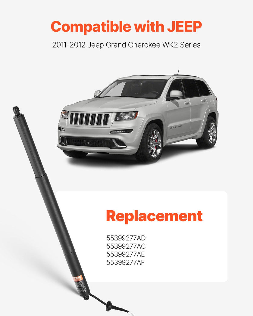 VEVOR Rear Liftgate Strut Left Compatible with 2011-2012 Grand Cherokee WK2s