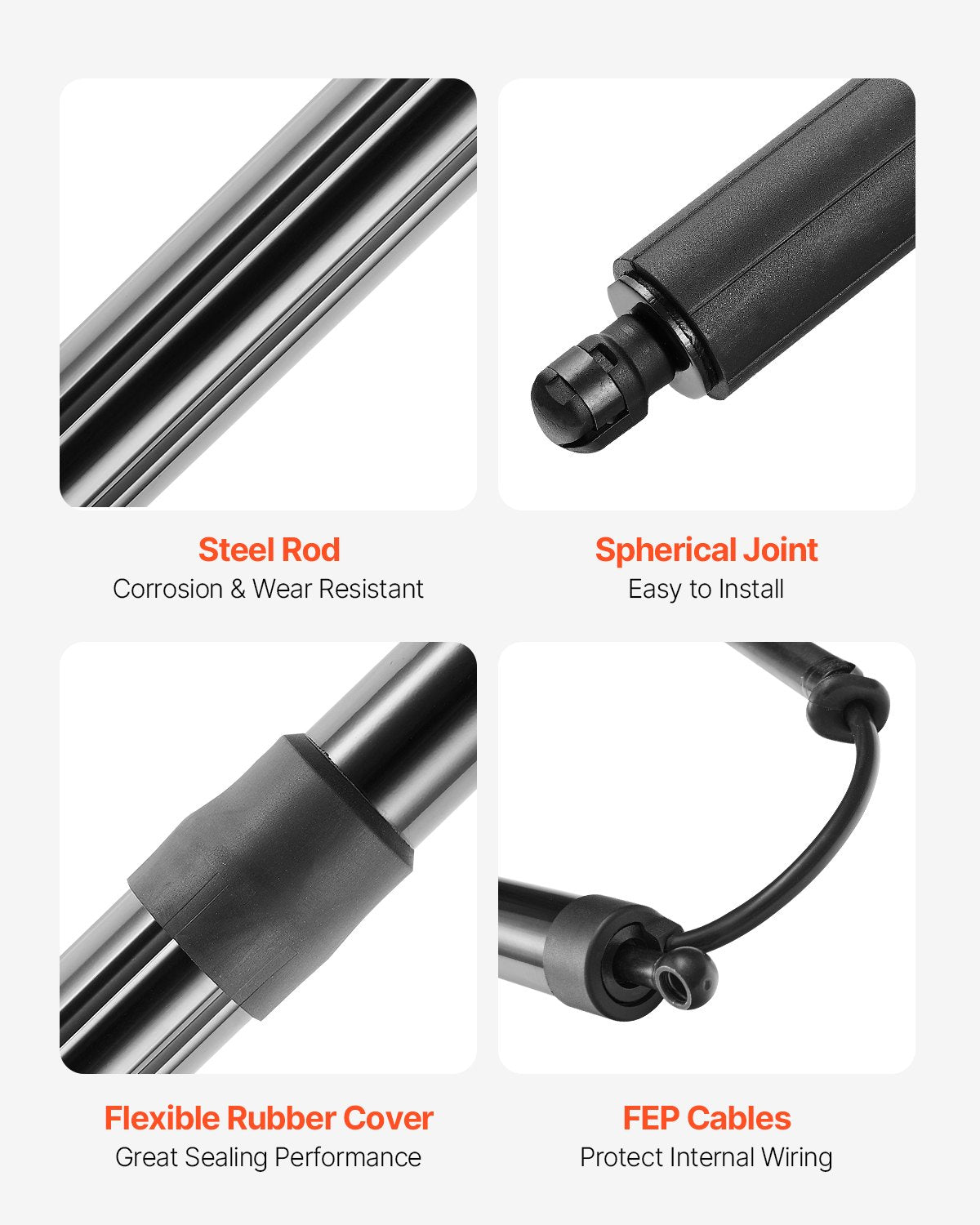 VEVOR Rear Liftgate Strut Left Compatible with 2011-2012 Grand Cherokee WK2s