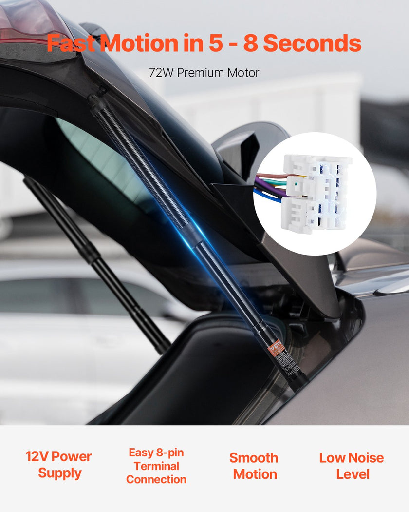 VEVOR 2PCS Rear Liftgate Power Struts Compatible with 2014-2020 Rogue/X-Trail