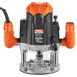 VEVOR Plunge Router, 3-1/4 HP, 120V, 12000-23000 RPM Variable Speed, Electronic Plunge Base Router, Plunge Woodworking Router Kit with Carry Case, Parallel Guide, Straight Guide, 1/4