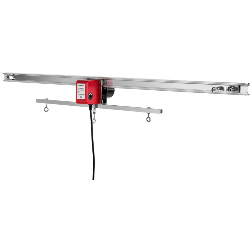 VEVOR Adjustable Indoor Grow Light Mover, 10.8 ft Light Rail Mover Kit 10 r/min, Mover Motor w on/off Button, Three Moving Rails, 0-120 Second Adjustable Time Delay, for Hydroponic Lighting System