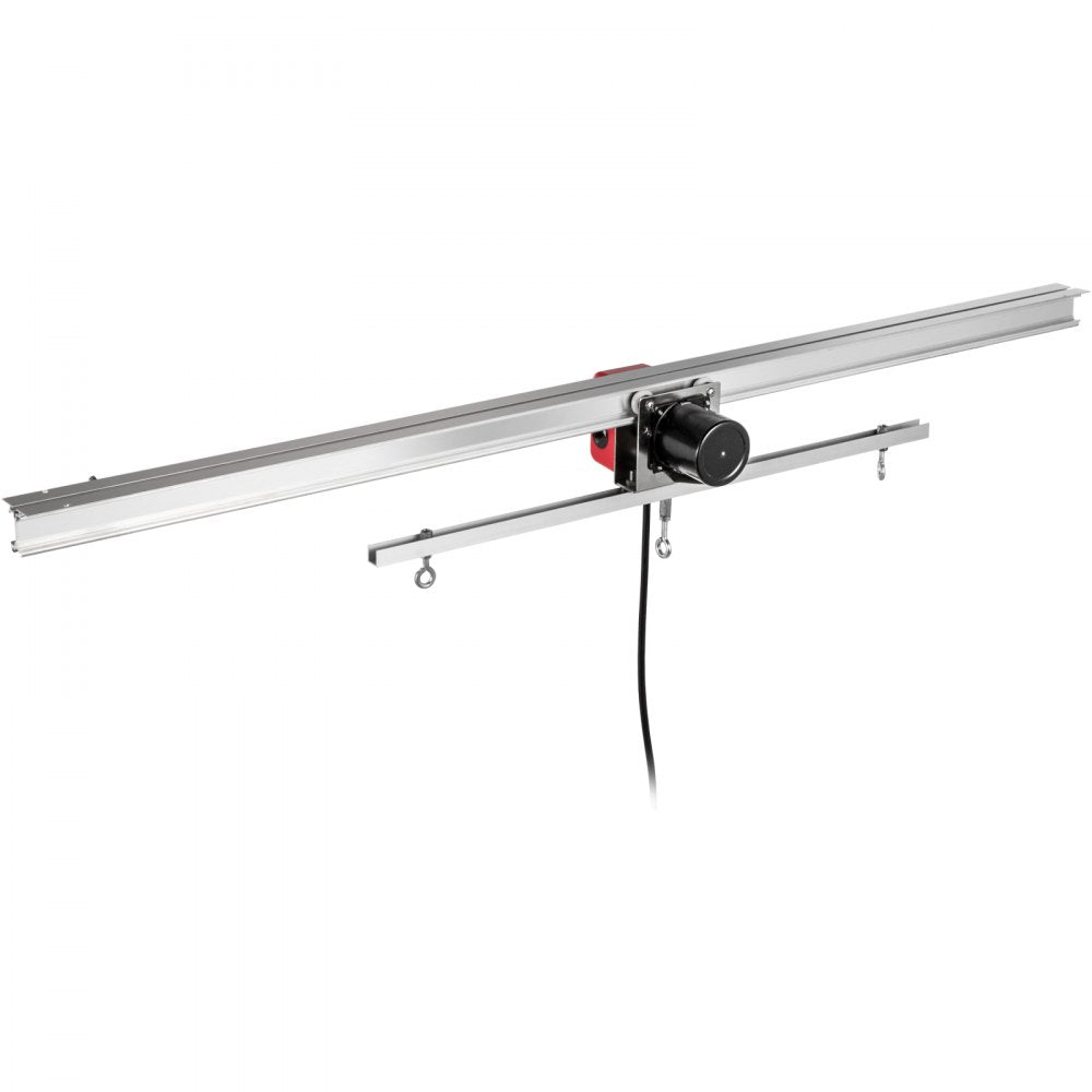 VEVOR Adjustable Indoor Grow Light Mover, 10.8 ft Light Rail Mover Kit 10 r/min, Mover Motor w on/off Button, Three Moving Rails, 0-120 Second Adjustable Time Delay, for Hydroponic Lighting System