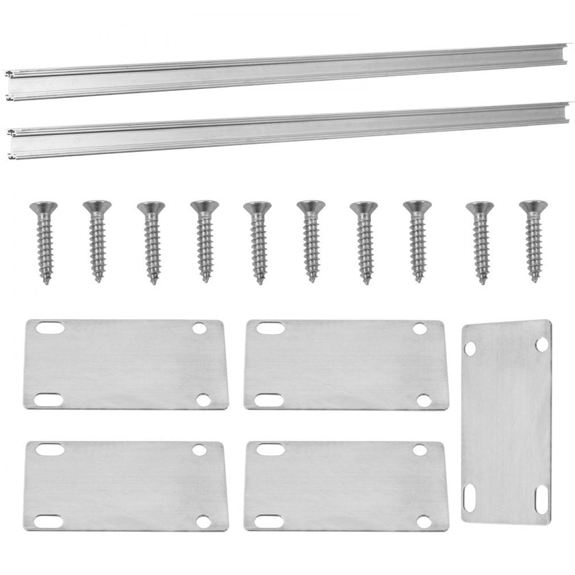 VEVOR Adjustable Indoor Grow Light Mover, 10.8 ft Light Rail Mover Kit 10 r/min, Mover Motor w on/off Button, Three Moving Rails, 0-120 Second Adjustable Time Delay, for Hydroponic Lighting System