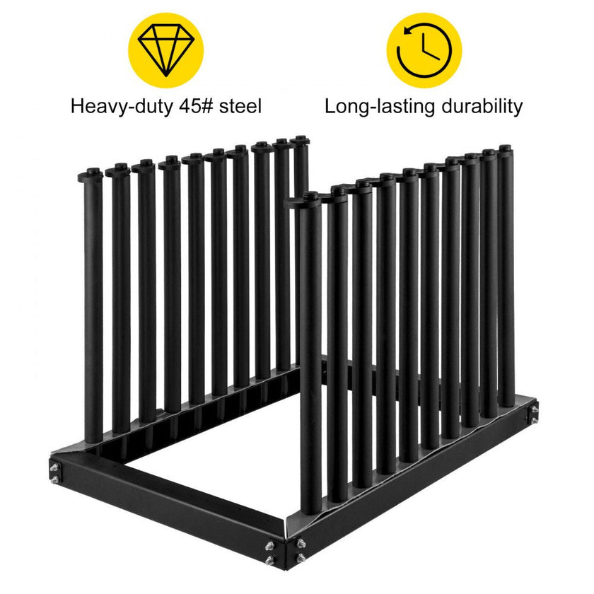 VEVOR Windshield Rack, Windshield Truck Rack, 9-Lite Auto Glass Rack, w/ PVC Pad
