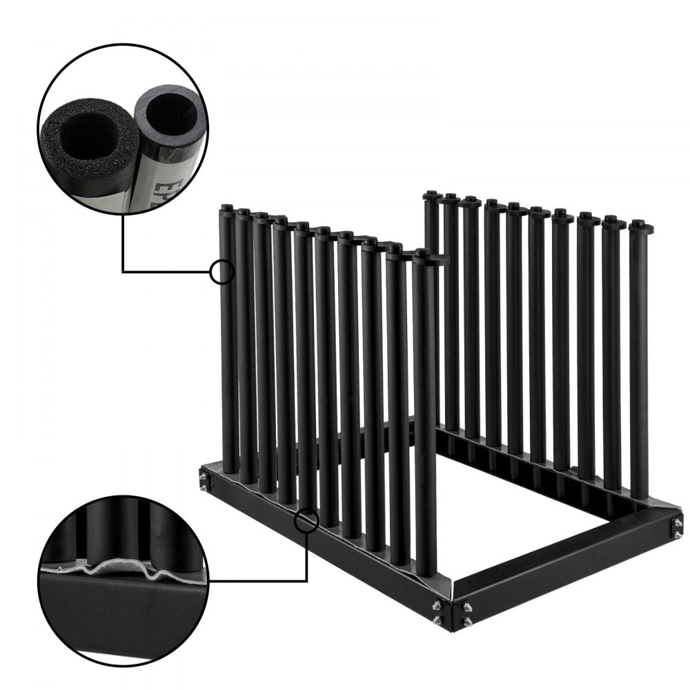 VEVOR Windshield Rack, Windshield Truck Rack, 9-Lite Auto Glass Rack, w/ PVC Pad