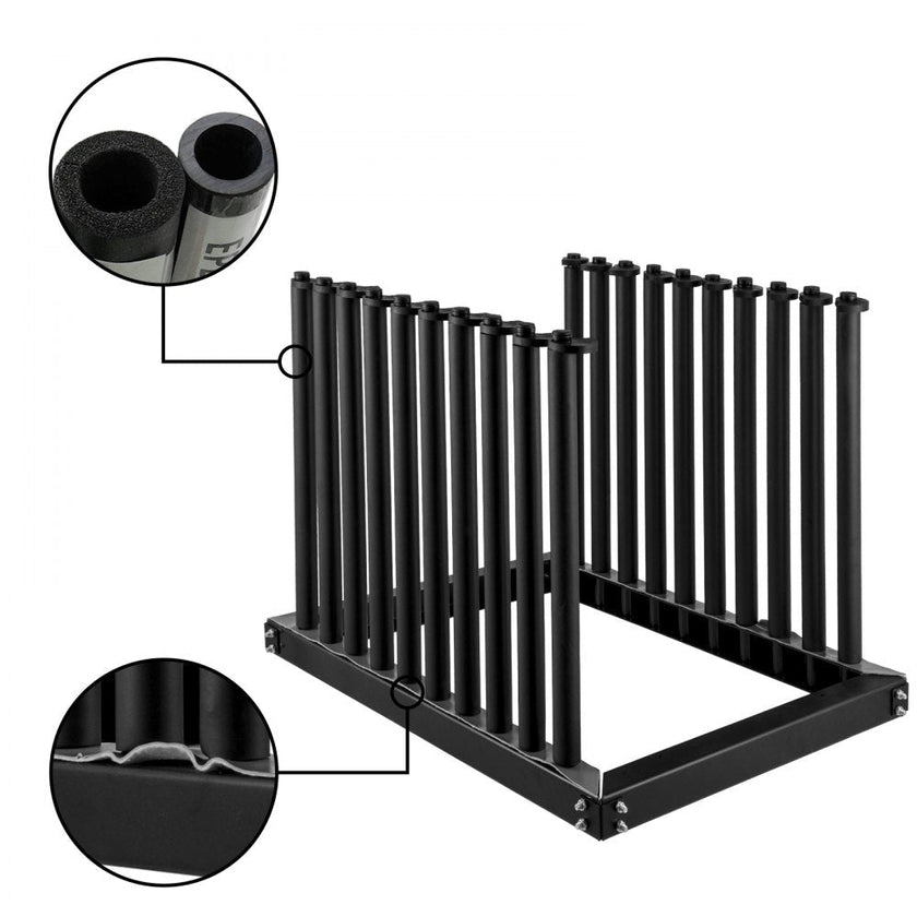 VEVOR Windshield Rack, Windshield Truck Rack, 9-Lite Auto Glass Rack, w/ PVC Pad