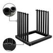 VEVOR Windshield Rack 5-Lite, Windshield Truck Rack Steel, Windshield Glass Rack 24-Inch Height, Windshield Rack for Truck w/PVC Pad & Foam Padding, Glass Rack for Truck, for Glass Transportation