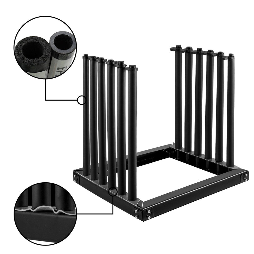VEVOR Windshield Rack 5-Lite, Windshield Truck Rack Steel, Windshield Glass Rack 24-Inch Height, Windshield Rack for Truck w/PVC Pad & Foam Padding, Glass Rack for Truck, for Glass Transportation
