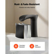 Roman Tub Faucet – 3-Hole Waterfall Bathtub Faucet with Dual Handles