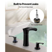 Roman Tub Faucet – 3-Hole Waterfall Bathtub Faucet with Dual Handles