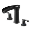 Roman Tub Faucet – 3-Hole Waterfall Bathtub Faucet with Dual Handles