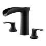 Roman Tub Faucet – 3-Hole Waterfall Bathtub Faucet with Dual Handles