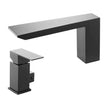 VEVOR Roman Tub Faucet, 3-Hole Bathtub Faucet with Handheld Shower, Matte Black, Stainless Stee