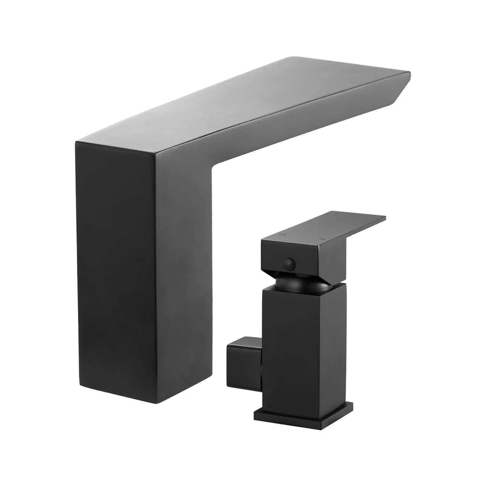VEVOR Roman Tub Faucet, 3-Hole Bathtub Faucet with Handheld Shower, Matte Black, Stainless Stee