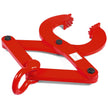 VEVOR Pallet Puller, 1T Steel Single Scissor Red Clamp with 2205 LBS Load Capacity Grabber, 4.3 Inch Jaw Opening and 0.5 Inch Jaw Height, Hook Pulling Hoisting Tool for Forklift Chain
