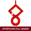 VEVOR Pallet Puller, 1T Steel Single Scissor Red Clamp with 2205 LBS Load Capacity Grabber, 4.3 Inch Jaw Opening and 0.5 Inch Jaw Height, Hook Pulling Hoisting Tool for Forklift Chain