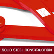 VEVOR Pallet Puller, 1T Steel Single Scissor Red Clamp with 2205 LBS Load Capacity Grabber, 4.3 Inch Jaw Opening and 0.5 Inch Jaw Height, Hook Pulling Hoisting Tool for Forklift Chain