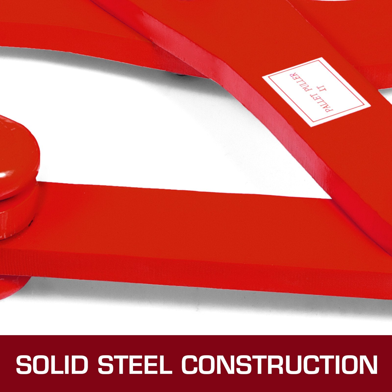 VEVOR Pallet Puller, 1T Steel Single Scissor Red Clamp with 2205 LBS Load Capacity Grabber, 4.3 Inch Jaw Opening and 0.5 Inch Jaw Height, Hook Pulling Hoisting Tool for Forklift Chain