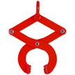 VEVOR Pallet Puller, 1T Steel Single Scissor Red Clamp with 2205 LBS Load Capacity Grabber, 4.3 Inch Jaw Opening and 0.5 Inch Jaw Height, Hook Pulling Hoisting Tool for Forklift Chain