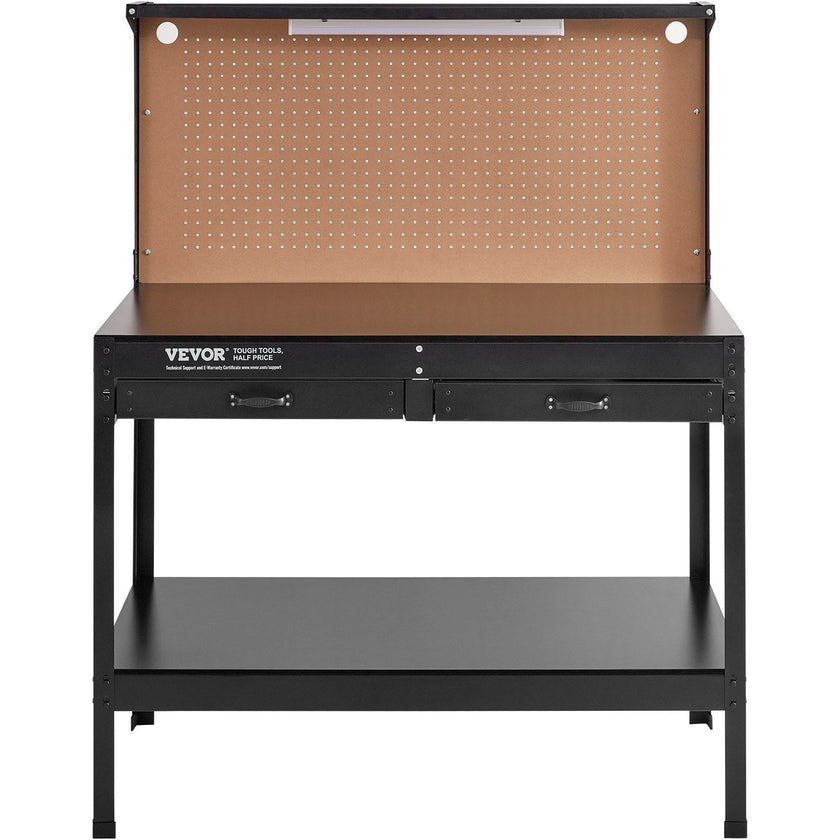 VEVOR Workbench A3 Steel Work Bench For Garage max. 1500W Heavy Duty Workbench 220lbs Weight Capacity 0.47