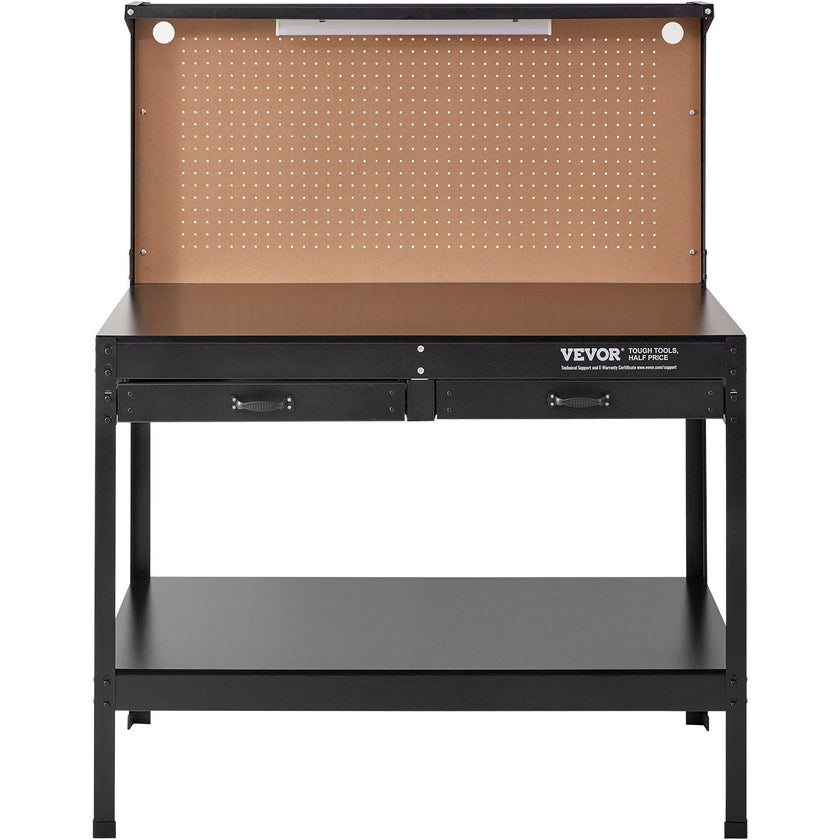 VEVOR Workbench A3 Steel Work Bench For Garage max. 1500W Heavy Duty Workbench 220lbs Weight Capacity 0.47