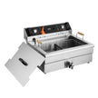 VEVOR Commercial Electric Deep Fryer Countertop Deep Fryer 3000W 30.6Qt / 29L