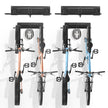VEVOR Bike Storage Rack, 4 Bike Racks and 2 Helmets Hooks, Wall Mount Bike Storage Hanger, Home & Garage Organizer, Customizable for Various Bike Sizes, Adjustable Holder, Holds Up to 200 lbs, 32-inch