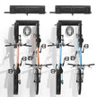 VEVOR Bike Storage Rack, 4 Bike Racks and 2 Helmets Hooks, Wall Mount Bike Storage Hanger, Home & Garage Organizer, Customizable for Various Bike Sizes, Adjustable Holder, Holds Up to 200 lbs, 36-inch