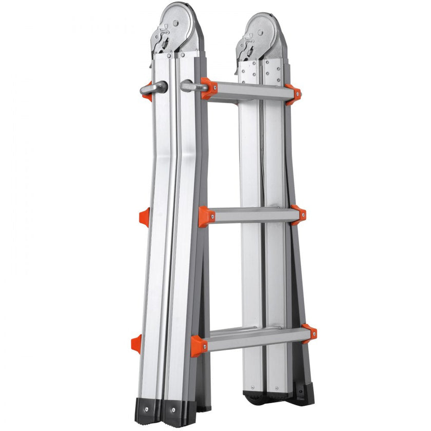 VEVOR Telescoping Ladder A Frame 10 FT Extension Multi-Function for Homework