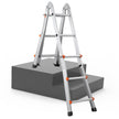 VEVOR Telescoping Ladder A Frame 10 FT Extension Multi-Function for Homework