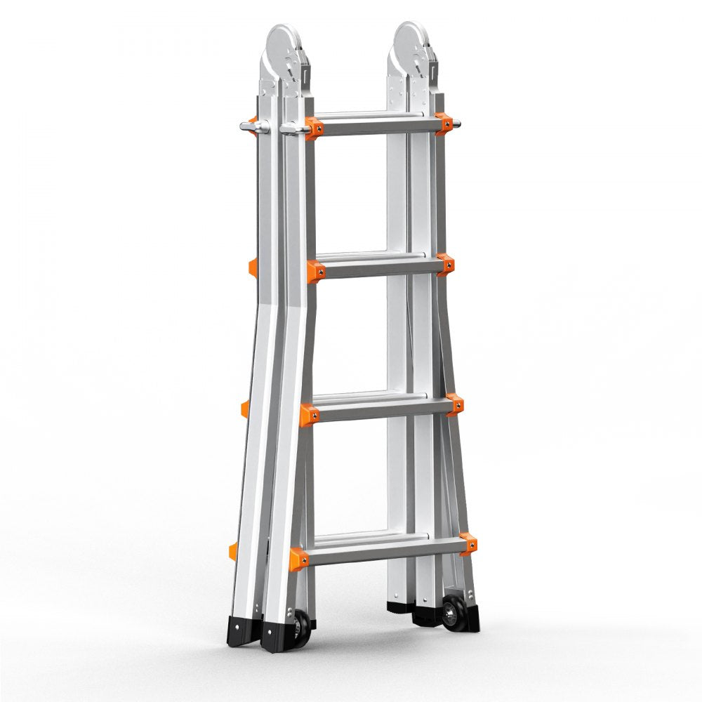 VEVOR Telescoping Ladder A Frame 13 FT Extension Multi-Function for Homework