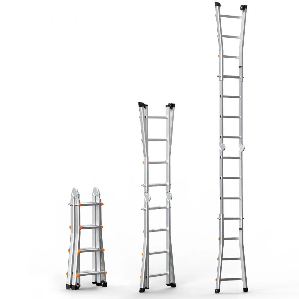 VEVOR Telescoping Ladder A Frame 15 FT Extension Multi-Function for Homework