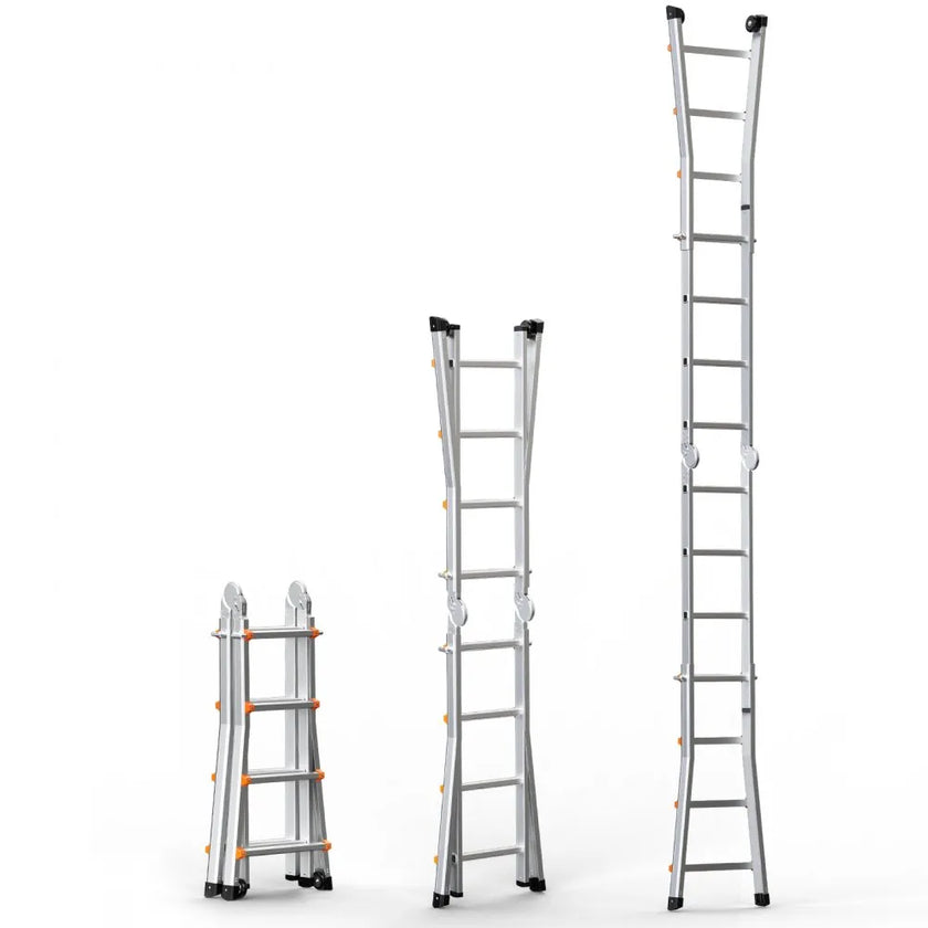 VEVOR Telescoping Ladder A Frame 15 FT Extension Multi-Function for Homework