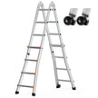 VEVOR Telescoping Ladder A Frame 15 FT Extension Multi-Function for Homework