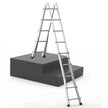 VEVOR Telescoping Ladder A Frame 16.7 FT Extension Multi-Function for Homework