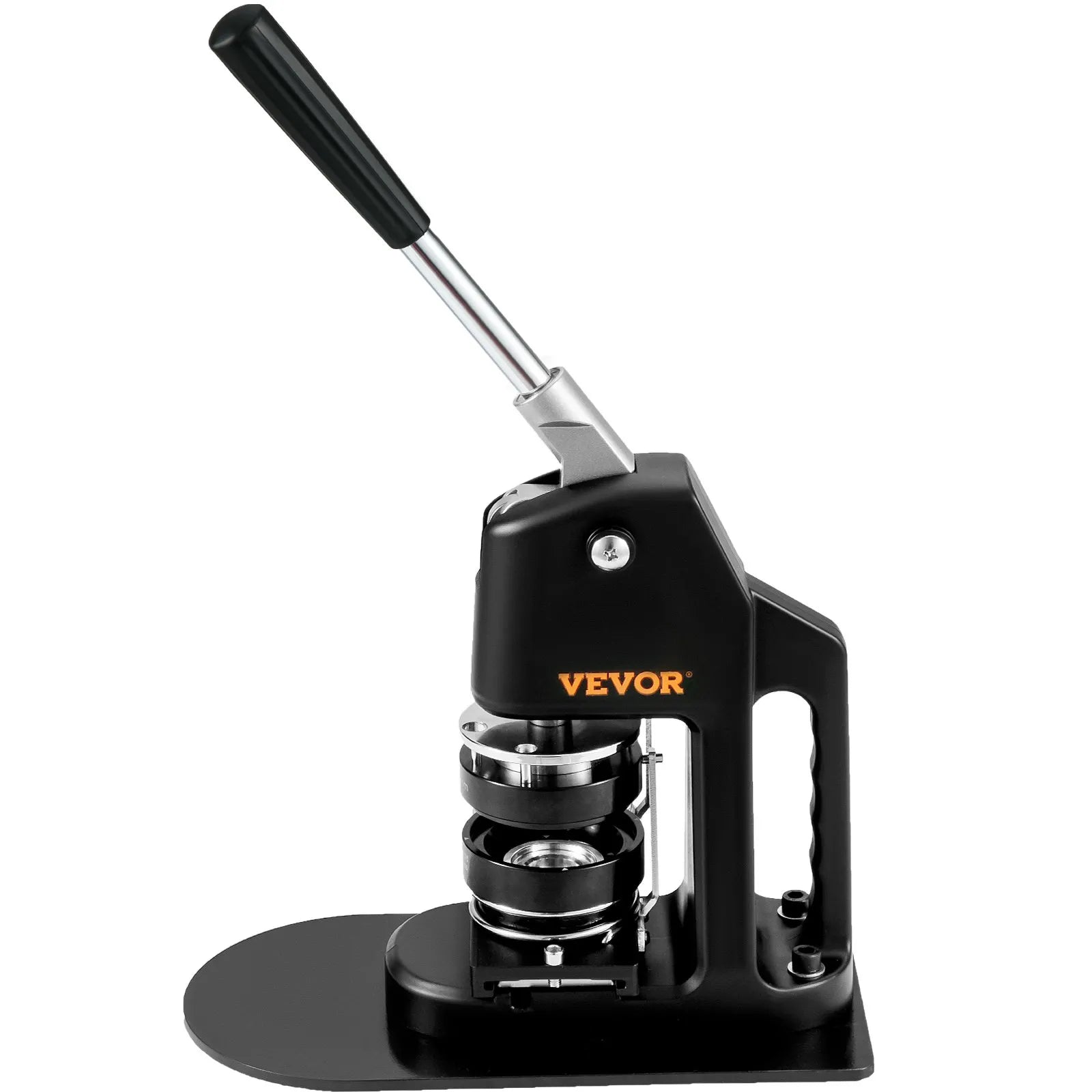VEVOR Button Maker Machine, Multiple Sizes 1.25+2.25 Inch Badge Punch Press Kit, Children DIY Gifts Pin Maker, Button Making Supplies with 500pcs Button Parts & Circle Cutter & Magic Book