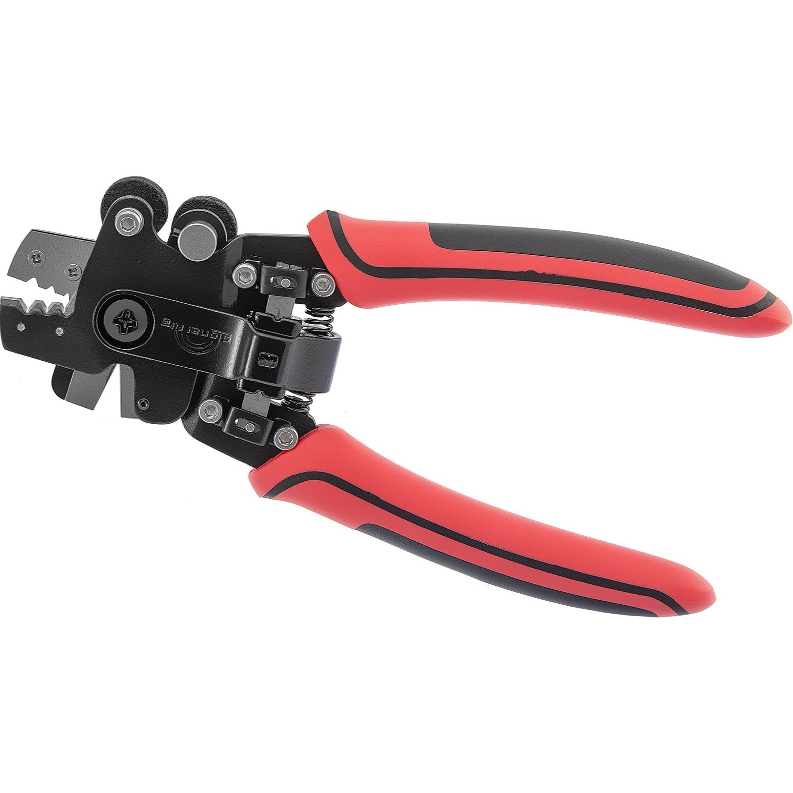 VEVOR Fiber Optic Stripper, 4 in 1 Wire Cutters Pliers, Three Hole Fiber Stripping Plier w/Wire Cutter for Stripping, Cutting and Cleaning, Applied in Electrical Work and Maintenance