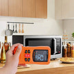 VEVOR 3-in-1 EMF Meter, 5Hz-6GHz, Handheld Rechargeable Electromagnetic Field Radiation Detector, Digital LCD EMF Tester for EF MF RF Home Inspections Outdoor Ghost Hunting 5G Cell Tower Temperature