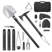 VEVOR Survival Shovel Survival Axe 28-in-1 Camping Folding Shovels with Hatchet