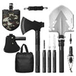 VEVOR Survival Shovel Survival Axe 16-in-1 Camping Folding Shovels with Hatchet